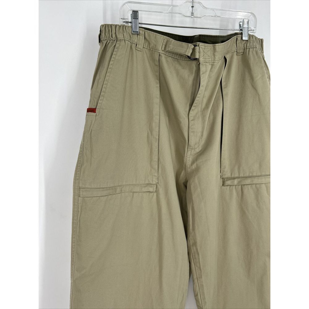 JEEP Cargo Pants 40x36‎ Brown Beige Canvas Straight Leg Workwear